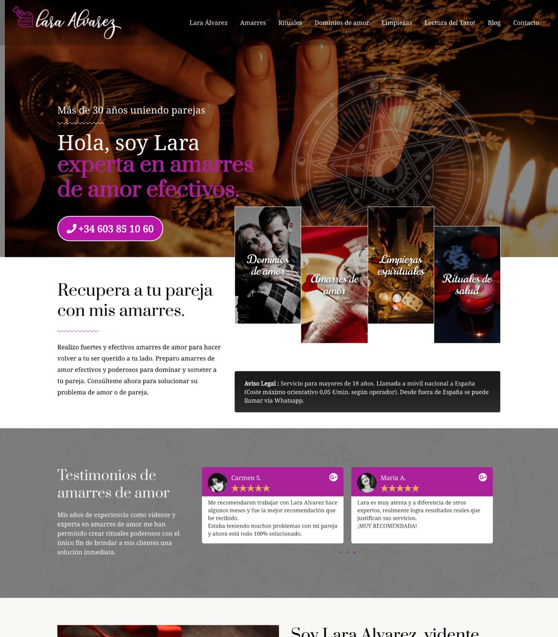 web pro laraalvarez portafolio